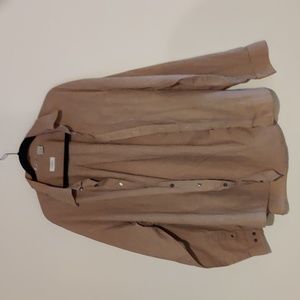 Van Heusen Men's Orange Plaid Shirt Size XL